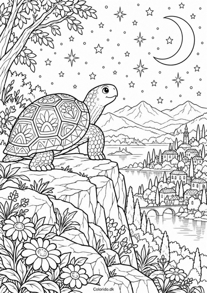 Skildpadde tegninger