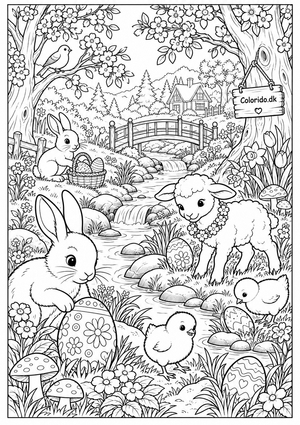 Påske i den blomstrende skov