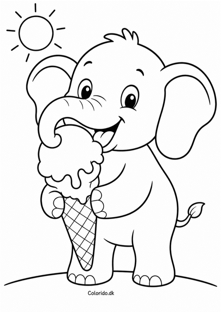 Elefant tegninger