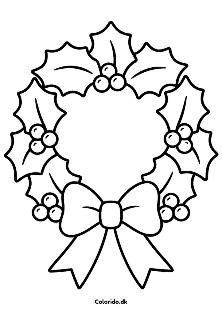 Julekrans tegninger